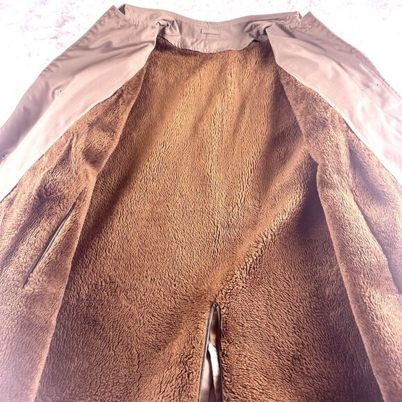 Trench‎ Coat -Towncraft Plus Penn-Prest Penneys Removable Fur Lined Mens 42L VTG - Picture 4 of 15